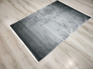Yamalı Home Savona 3608Mavi Gri 120x165 cm Saçaklı Kilim