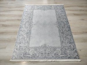 Yamalı Home Savona 3605Gri 120x165 cm Saçaklı Kilim