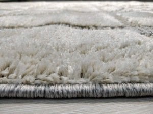 Eko Halı Sydney SDY03 White Grey Modern Dokulu Halı 170X240 cm