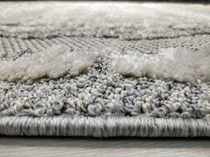 Eko Halı Sydney SDY02 White Grey Modern Dokulu Halı 170X240 cm