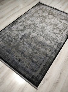 Eko Halı Anatolia ANT02 A.Gri Klasik Desenli Modern Halı 155x230 cm