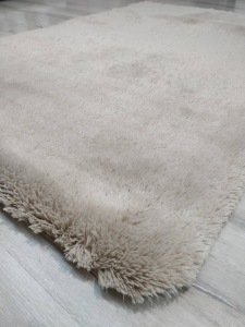 YamalıHome Tavşan Tüyü Açık Kahve 120x180 cm Peluş Post Halı