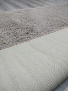 YamalıHome Tavşan Tüyü Açık Kahve 120x180 cm Peluş Post Halı