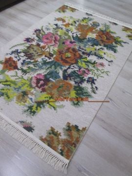 Eko Halı Siesta 1502White Karabağ Kilim 140x200 cm