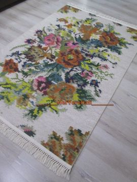 Eko Halı Siesta 1502White Karabağ Kilim 155x230 cm