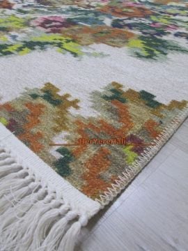 Eko Halı Siesta 1502White Karabağ Kilim 155x230 cm