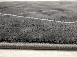 Eko Halı Urban URB02 Siyah Gri Kilim Desenli Halı 120x180 cm