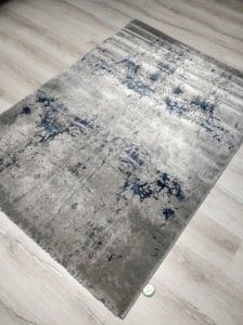 Eko Halı Como CM07 Gri Navy Modern Halı 120x170 cm