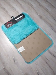 Doğuş Peluş Tavşan Tüyü KTMAVİ 2Li Klozet Takımı