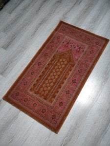 Halı Sarayı Asya Sonat Namazlık Seccade 10503TP7 Turuncu 65x115 cm