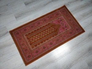 Halı Sarayı Asya Sonat Namazlık Seccade 10503TP7 Turuncu 65x115 cm