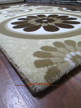 Halı Sarayı IRMAK 11544RKahve 100cm Kesme Halı Yolluk