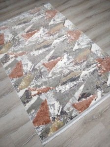 Yamalı Home Sunrise 402S 120x180 cm Püsküllü Yıkanabilir Halı