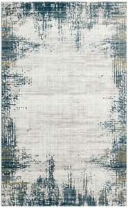 Eko Halı Como CM17 Krem Marine Modern Halı 160X230 cm