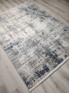 Eko Halı Lagos LGS09 Krem Mavi Salon Halısı 160x230 cm