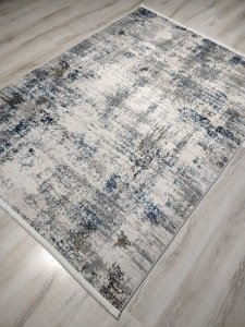 Eko Halı Lagos LGS09 Krem Mavi Salon Halısı 160x230 cm
