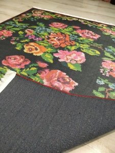 Yamalı Home Savona 3606Siyah Renkli 160x230 cm Karabağ Kilim