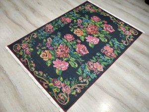 Yamalı Home Savona 3606Siyah Renkli 160x230 cm Karabağ Kilim