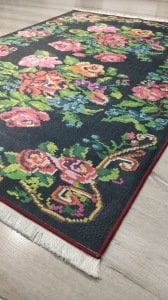 Yamalı Home Savona 3606Siyah Renkli 160x230 cm Karabağ Kilim