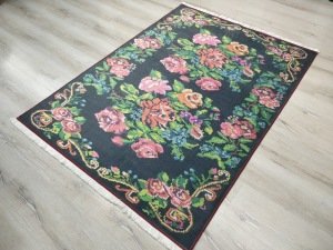 Yamalı Home Savona 3606Siyah Renkli 160x230 cm Karabağ Kilim