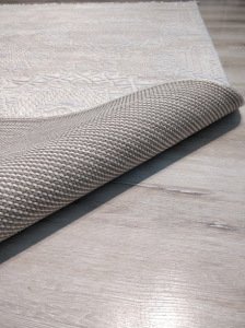 YamalıHome Bambu Halı B1059 Krem140x200 cm Pratik Halı