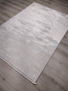 YamalıHome Bambu Halı B1059 Krem140x200 cm Pratik Halı