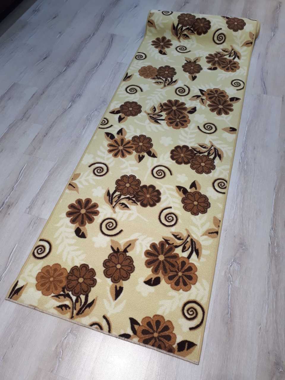 Halı Sarayı BUKLEJEL 157FİLDİŞİ Eni 80X365cm