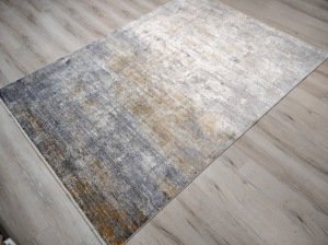 Yamalı Home Tuğra Velvet 1730Gri Bej 160x230 cm Zarif Halı