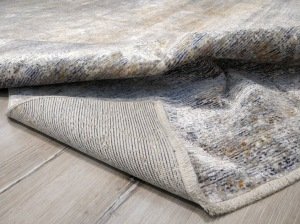 Yamalı Home Tuğra Velvet 1730Gri Bej 160x230 cm Zarif Halı