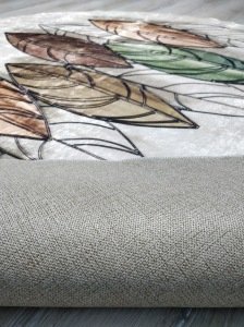 YamalıHome Style Flowers F7338-160ÇAP Baskı Kilim 160X160 cm