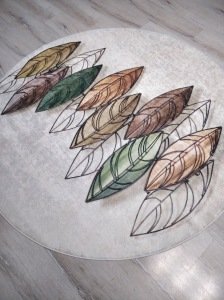 YamalıHome Style Flowers F7338-160ÇAP Baskı Kilim 160X160 cm