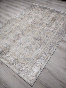 Yamalı Home Tuğra Velvet 1700Bej Eskitme 160x230 cm Zarif Halı