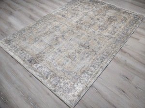 Yamalı Home Tuğra Velvet 1700Bej Eskitme 160x230 cm Zarif Halı