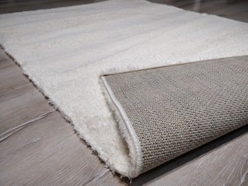 Yamalı Home Loft Beyaz 150x220 cm Yumuşak Dokulu Halı