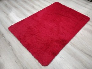 YamalıHome Tavşan Tüyü Kırmızı 120x200 cm Peluş Post Halı