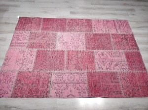 Türkmen Halı Vintage Mood 3205A Fuşya 160x230 cm Kilim