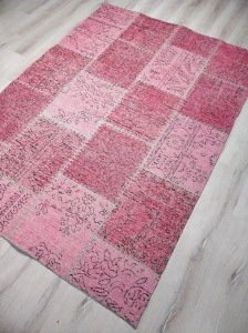 Türkmen Halı Vintage Mood 3205A Fuşya 160x230 cm Kilim