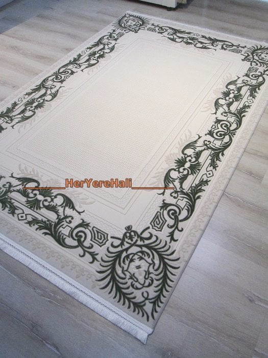 YamalıHome Touch 3980Haki Yeşil Krem 160x230 cm