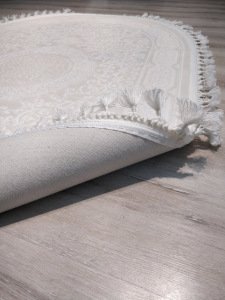 ENTİ HALI NARİN 8500 OVAL BEYAZ HALI 120X180 CM