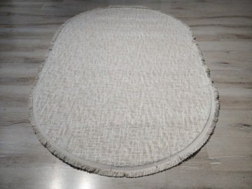 Türkmen Halı Ruba 12031Krem Oval Halı 80x150 cm