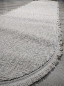 Türkmen Halı Ruba 12031Krem Oval Halı 80x300 cm