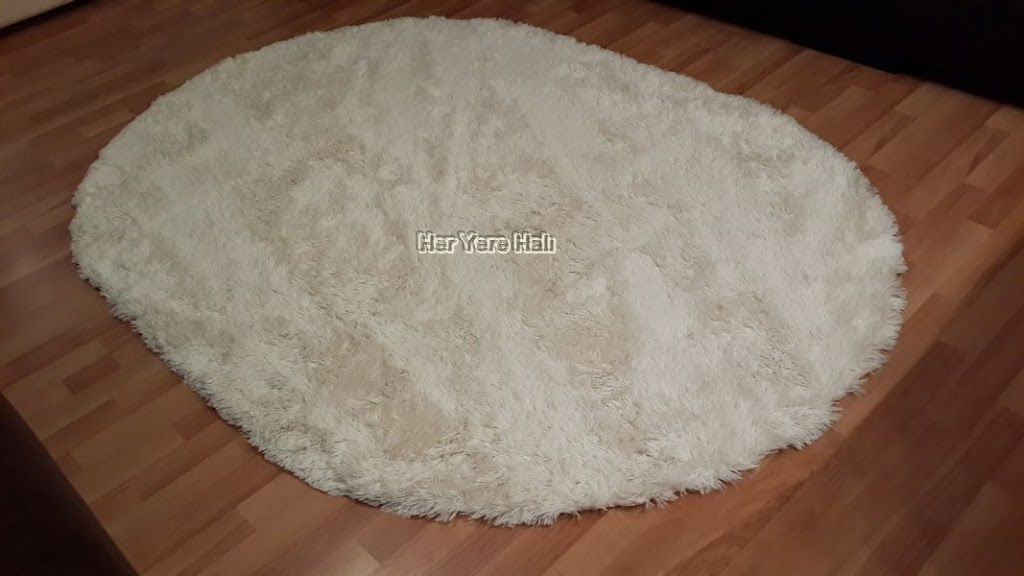 Doğuş Tavşan Tüyü Krem Oval 140x200cm