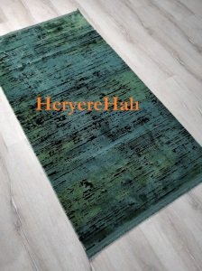 Eko Halı Sateen ST 20 GREEN XW İnce Halı 80X150 cm