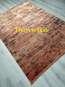 Eko Halı Sateen ST 20 Kiremit Turuncu XW İnce Halı 160X230 cm