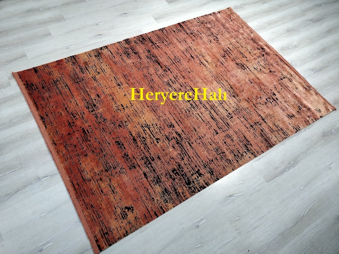 Eko Halı Sateen ST 20 Kiremit Turuncu XW İnce Halı 160X230 cm