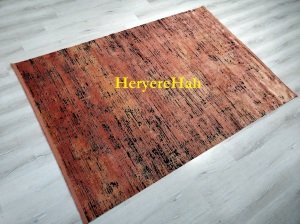 Eko Halı Sateen ST 20 Kiremit Turuncu XW İnce Halı 160X230 cm
