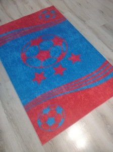 Trabzon Halısı 7423TS Bordo Mavi Halı 120x180 cm