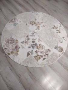 Yamalı Home Halı Sahara 7201 150x150 cm Yuvarlak