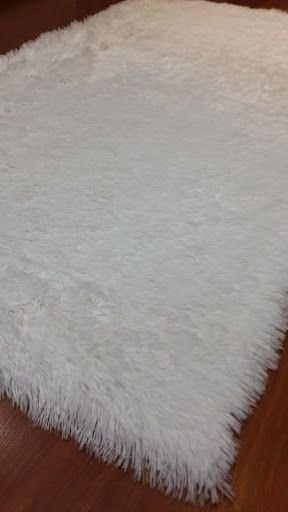 YAMALI home Tavşan Tüyü Beyaz Halı 160x230 cm Peluş Halı
