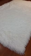 YAMALI home Tavşan Tüyü Beyaz Halı 160x230 cm Peluş Halı